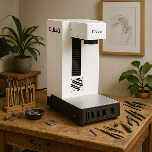 Due Pulsa Pro 30W – Grabadora láser fibra para metales y acrílicos