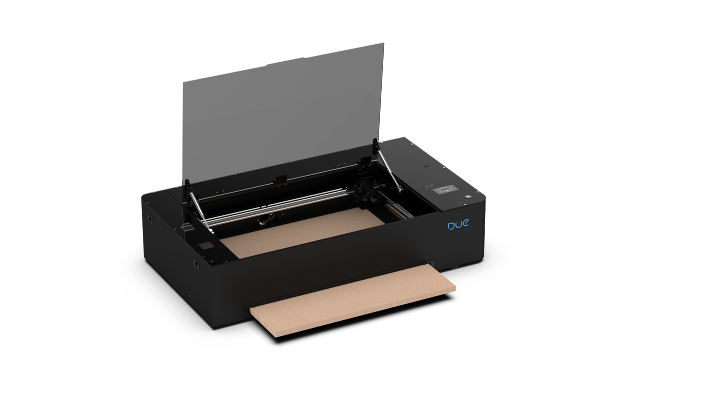 Máquina Láser CO2 Due Flow 2 PRO – 80W | Área de trabajo 80x50 cm