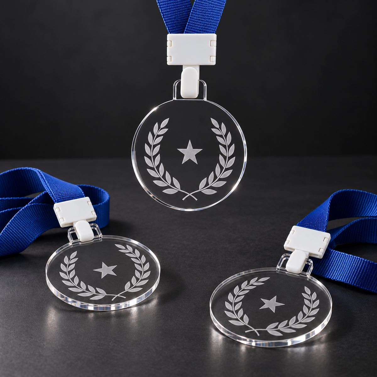 Medallas de Acrílico Personalizadas con Grabado Láser UV