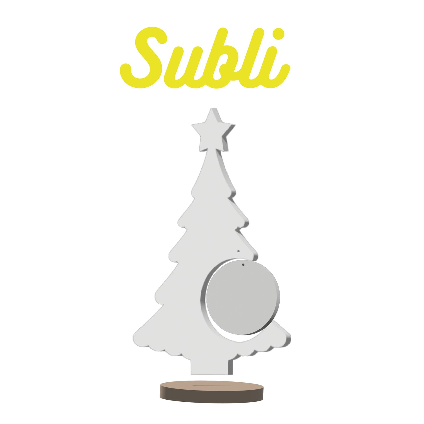 Arbol Porta esfera Acrílico Subli