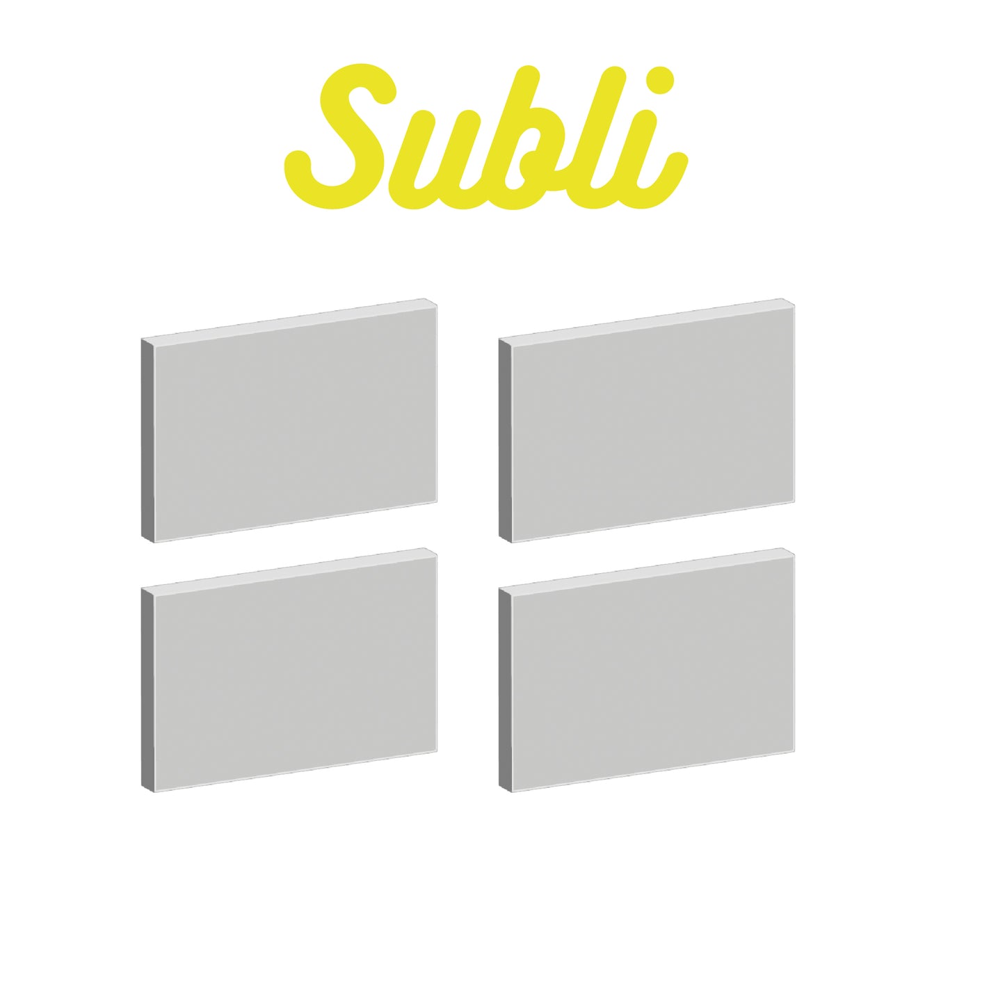Posavasos acrílico Subli