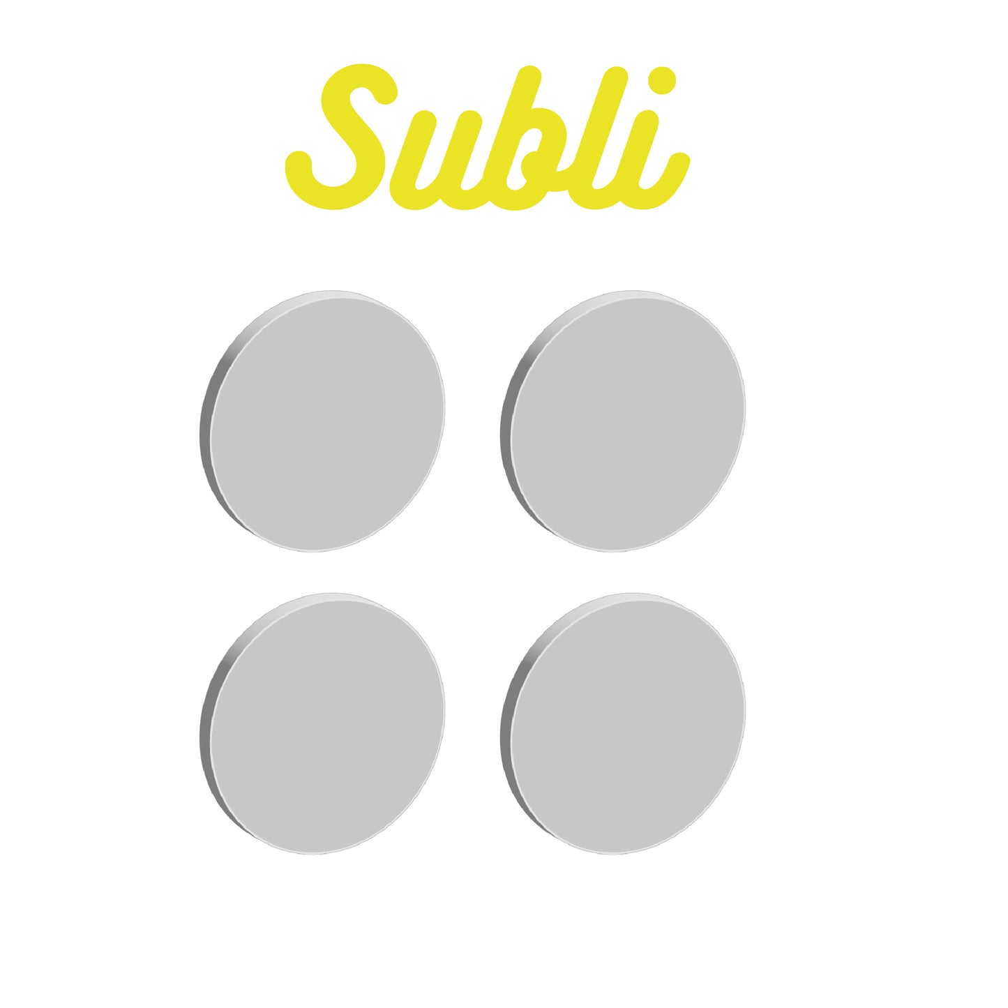 Posavasos acrílico Subli