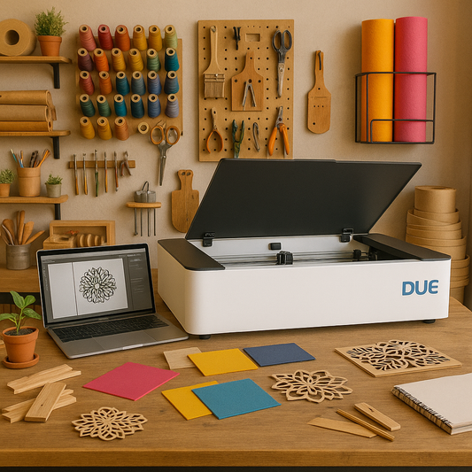 Due Flow 40W – Máquina láser de escritorio ideal para emprender