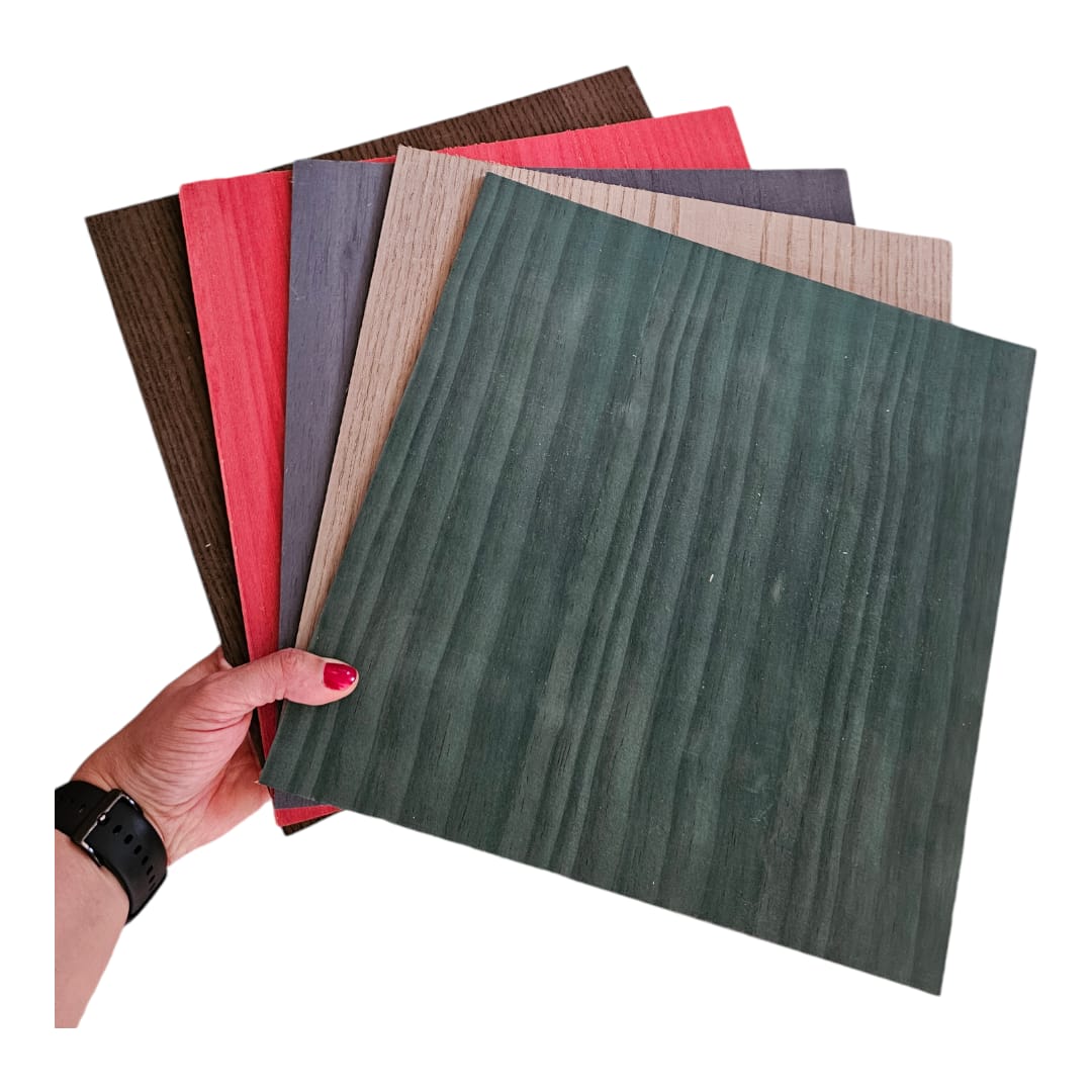 Plancha de Terciado 3mm – Colores por una Cara (30x30 cm)