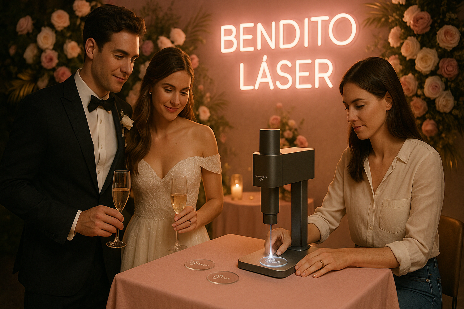 Servicios de Grabado Láser en Vivo para Eventos