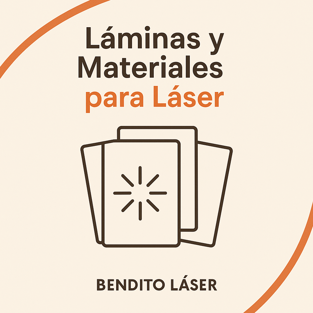 Láminas Acrílicas, MDF y Materiales para Corte Láser | Bendito Láser