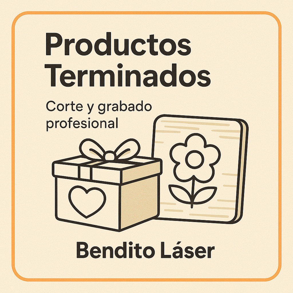 Diseños Láser Terminados | Decoración y Accesorios Listos