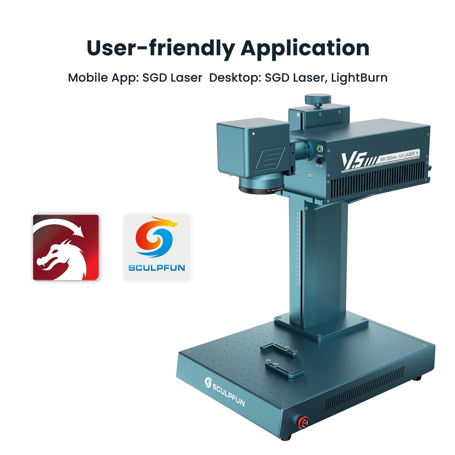 SCULPFUN V5 UV 5W | Grabadora Láser UV Galvo de Alta Precisión