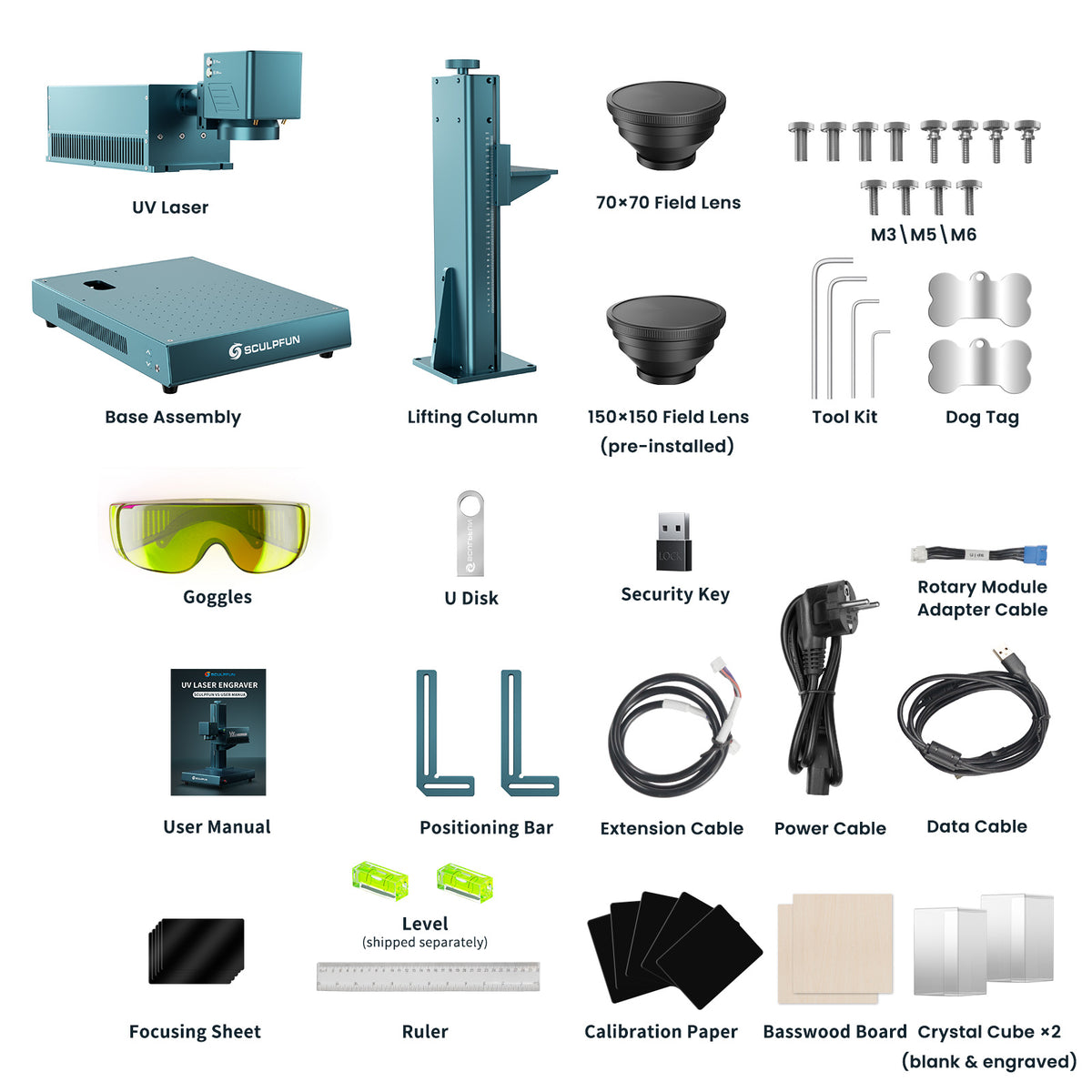 SCULPFUN V5 UV 5W | Grabadora Láser UV Galvo de Alta Precisión