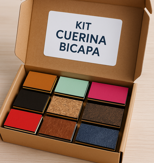 Kit Cuerinas Bicapa 15x15 cm – 10 Colores Surtidos