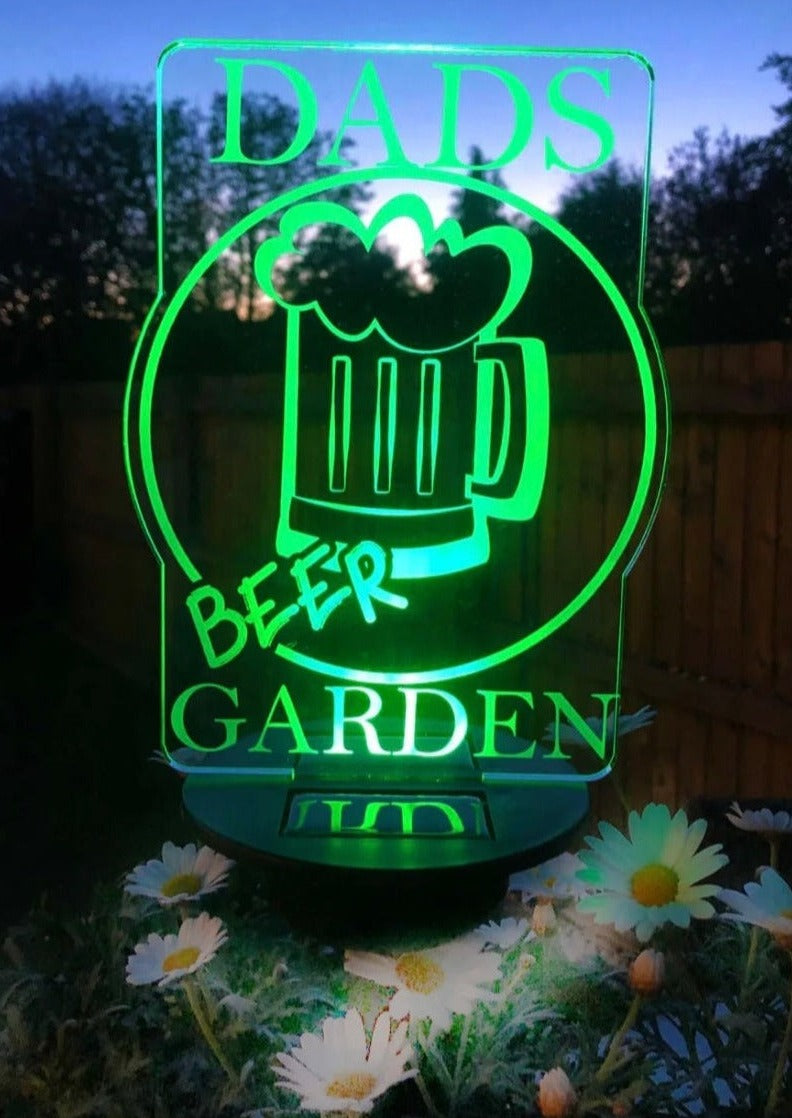 Luz solar de exterior personalizada