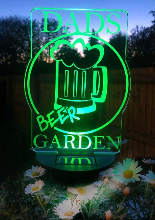 Luz solar de exterior personalizada