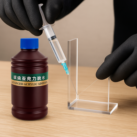 Pegamento acrílico profesional 500ml | Adhesivo transparente para acrílico (Preventa 15 octubre)