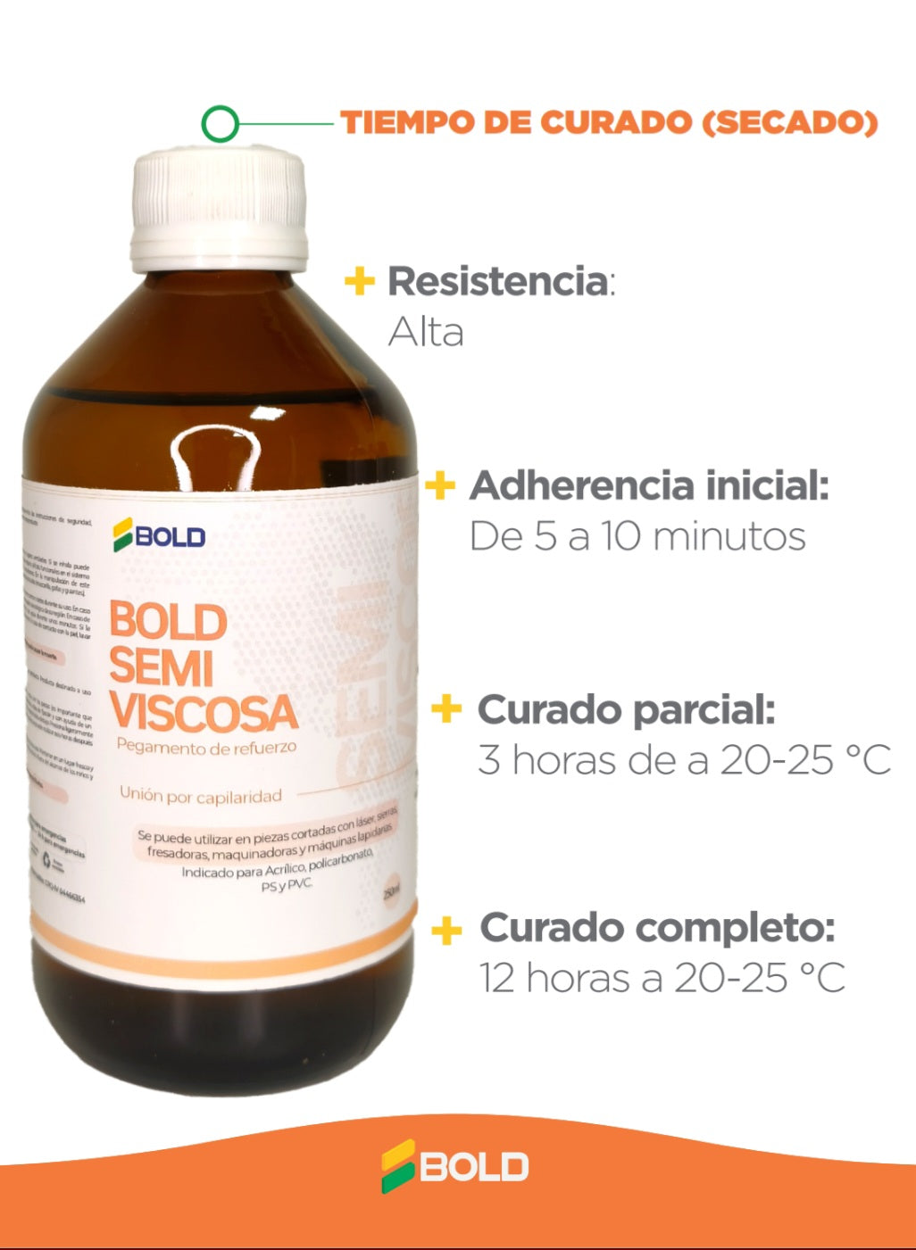 Sistema de Pegado Acrílico BOLD – Anti-Burbuja + Semi-Viscosa