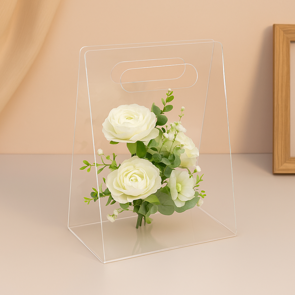 Sobre de Acrílico Transparente 2mm | Packaging Rígido | Varios Tamaños